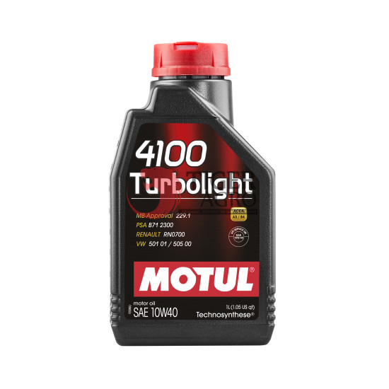 Олива MOTUL 4100 Turbolight  SAE 10W40 (1L) (387601 / 108644)