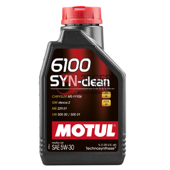 Олива MOTUL 6100 Syn-clean SAE 5W30 (1L) (814211 / 107947)