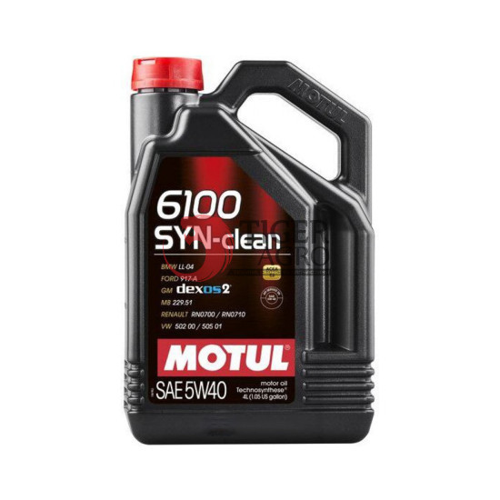 Олива MOTUL 6100 Syn-clean SAE 5W40 (4L) (854250 / 107942)