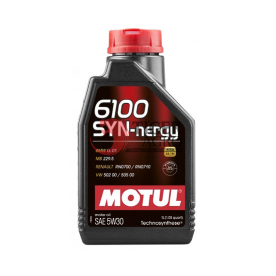 Олива MOTUL 6100 Syn-clean SAE 5W40 (5L) (854251 / 107943)