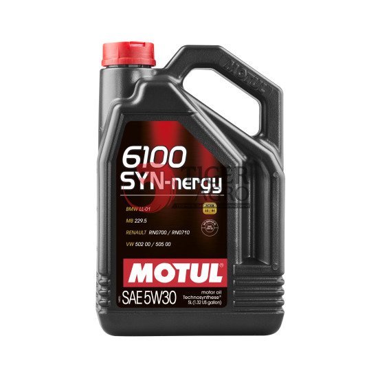 Олива MOTUL 6100 Syn-nergy SAE 5W30 (5L) (838351 / 107972)