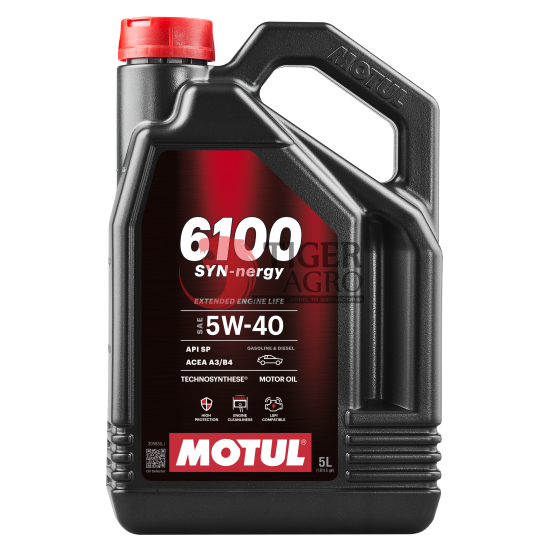 Олива MOTUL 6100 Syn-nergy SAE 5W40 (5L) (368351 / 112963)