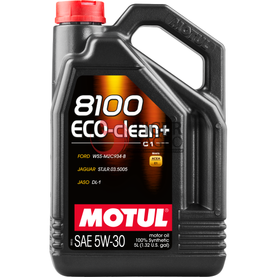 Олива MOTUL 8100 Eco-clean+ SAE 5W30 (5L) (842551 / 101584)