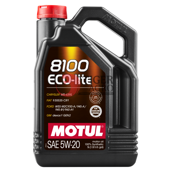Олива MOTUL 8100 Eco-lite SAE 5W20 (5L) (841451 / 109104)