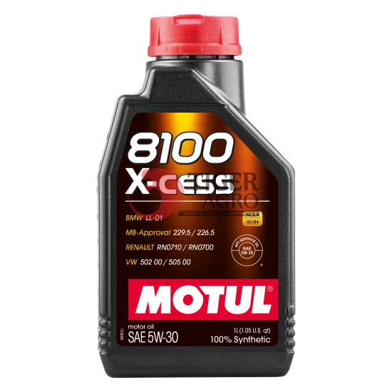 Олива MOTUL 8100 X-cess  SAE 5W30 (1L) (368101 / 108944)