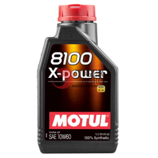 Олива MOTUL 8100 X-power SAE 10W60 (1L) (854811 / 106142)