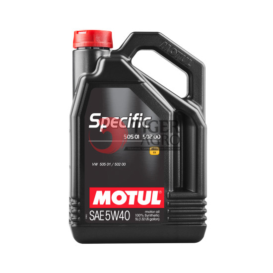 Олива MOTUL Specific 505 01 502 00 505 00 SAE 5W40 (5L) (842451 / 101575)
