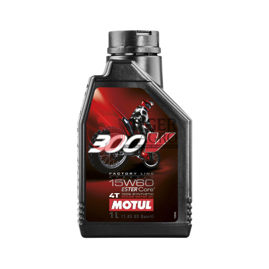 Олива MOTUL 300V 4T Factory Line Off Road SAE 15W60 (1L) (845711 / 104137)