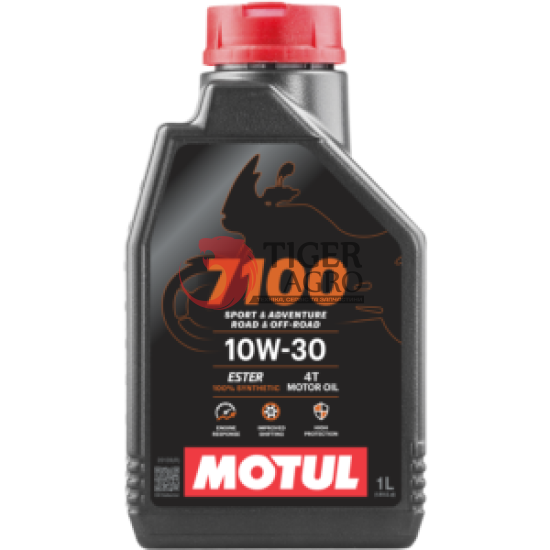 Олива MOTUL 7100 4T SAE 10W30 (1L) (845411 / 104089)