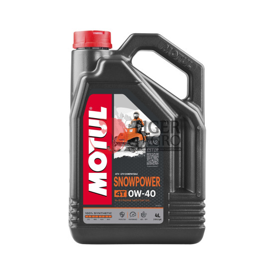 Олива MOTUL Snowpower 4T SAE 0W40 (4L) (826907 / 105892)
