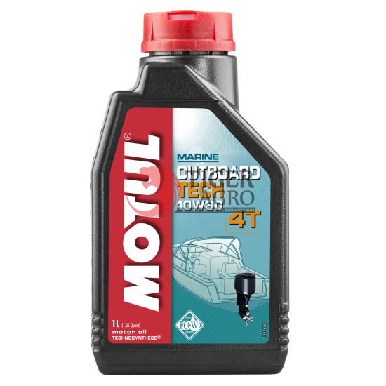 Олива MOTUL Outboard Tech 4T SAE 10W30 (1L) (852111 / 106453)