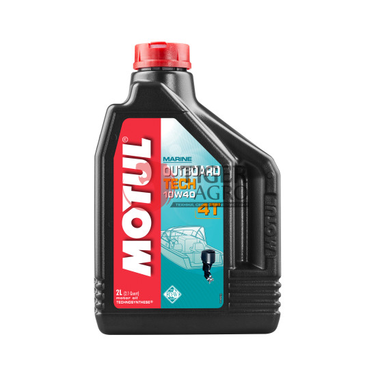 Олива MOTUL Outboard Tech 4T SAE 10W40 (2L)