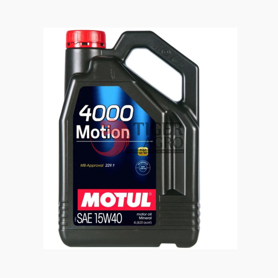 Олива MOTUL 4000 Motion SAE 15W40 (4L) (386407 / 100294)