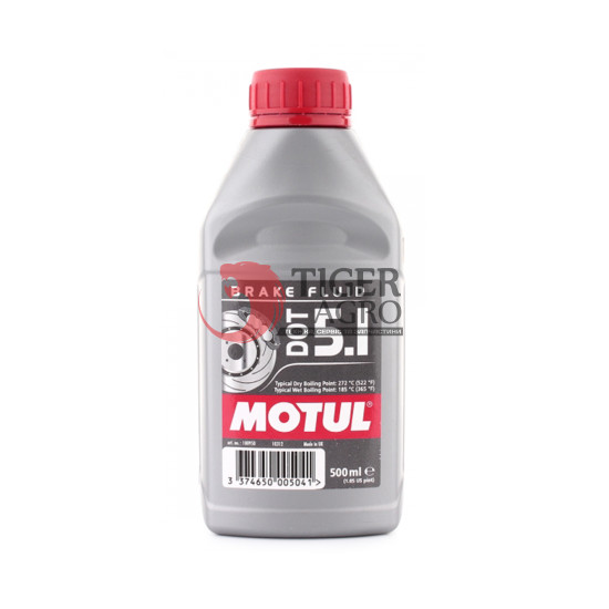 Гальмівна рідина MOTUL DOT 5.1 Brake Fluid (0.5L) (807010 / 100950)