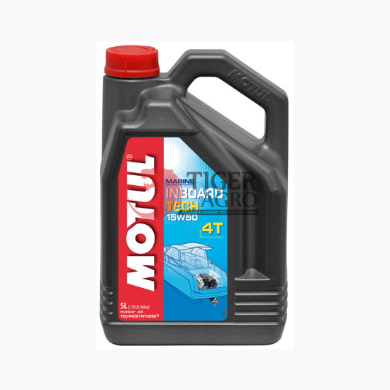 Олива MOTUL Inboard Tech 4T SAE 15W50 (5L) (852051 / 101743)