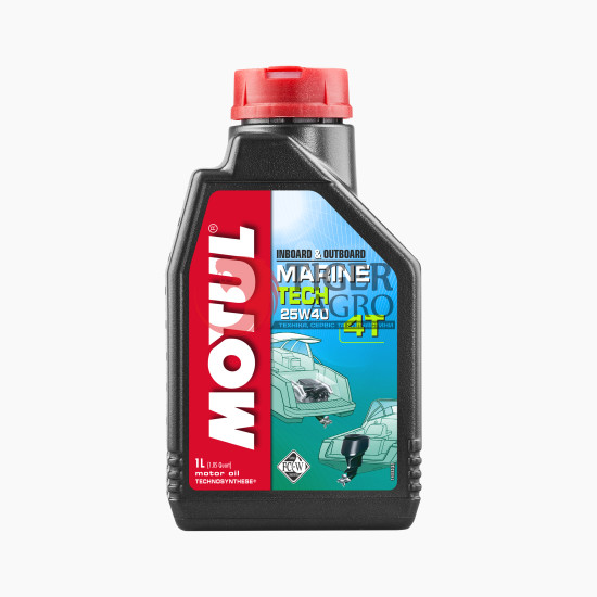 Олива MOTUL Marine Tech 4T SAE 25W40 (1L)
