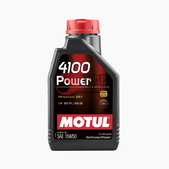 Олива MOTUL 4100 Power SAE 15W50 (1L) (386201 / 102773)