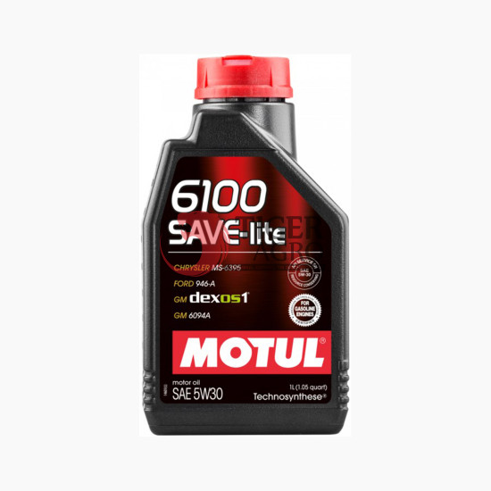 Олива MOTUL 6100 Save-lite SAE 5W30 (1L) (839611 / 112967)