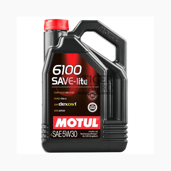 Олива MOTUL 6100 Save-lite SAE 5W30 (4L) (839650 / 107957)