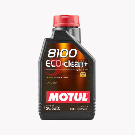 Олива MOTUL 8100 Eco-clean+ SAE 5W30 (1L) (842511 / 101580)