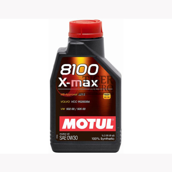 Олива MOTUL 8100 X-max SAE 0W30 (1L) (347201 / 106569)