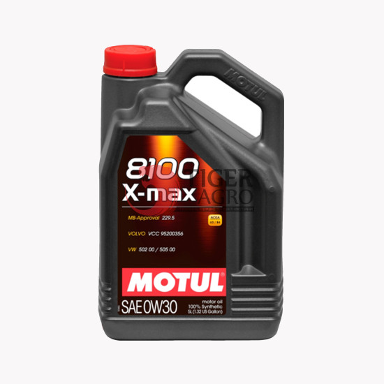 Олива MOTUL 8100 X-max SAE 0W30 (5L) (347206 / 106571)