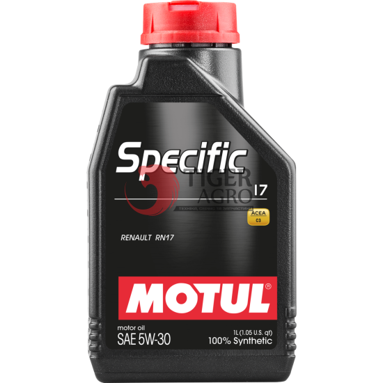 Олива MOTUL Specific 17 SAE 5W30 (1L) (102301 / 109840)