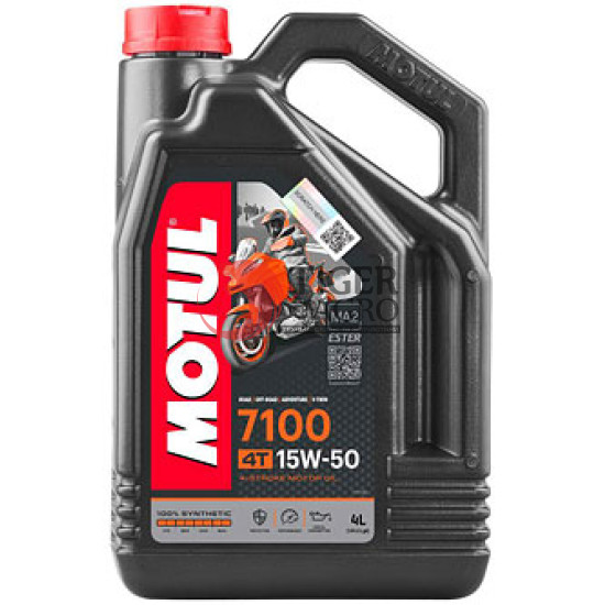 Олива MOTUL 7100 4T SAE 15W50 (4L) (845241 / 104299)