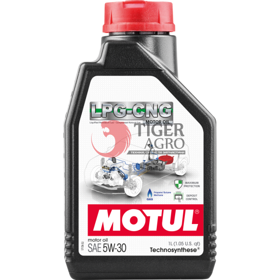 Олива MOTUL LPG-CNG SAE 5W30 (1L) (854511 / 110664)