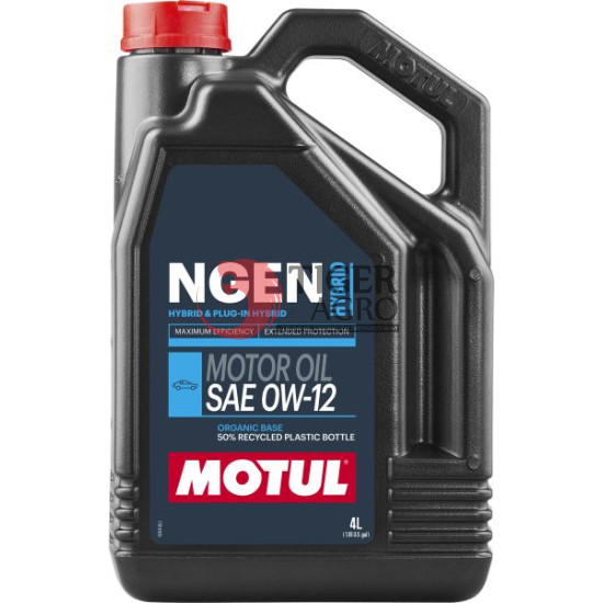 Олива MOTUL NGEN Hybrid SAE 0W12 (4L) (333307 / 111885)