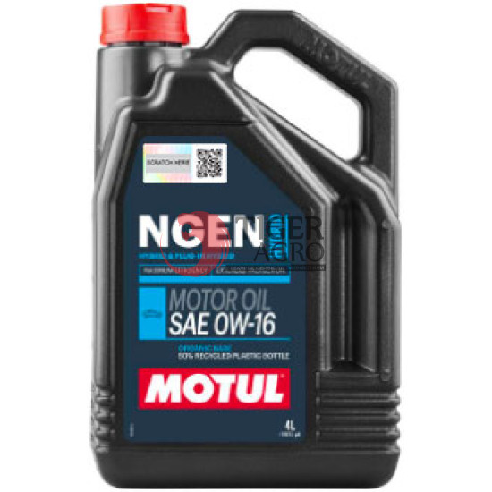Олива MOTUL NGEN Hybrid SAE 0W16 (4L) (111887)