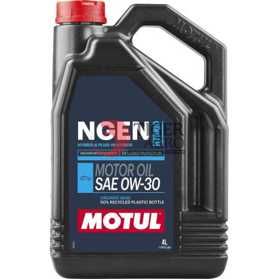 Олива MOTUL NGEN Hybrid SAE 0W30 (4L) (333007 / 111904)