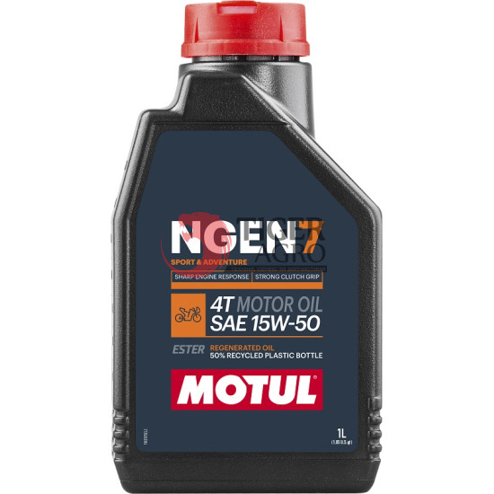 Олива MOTUL NGEN 7 4T SAE 15W50 (1L) (839801 / 111824)