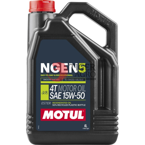 Олива MOTUL NGEN 5 4T SAE 15W50 (4L) (839341 / 111834)