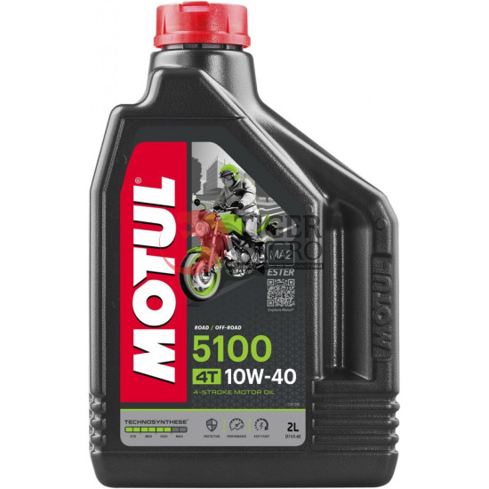 Олива MOTUL 5100 4T SAE 10W40 (2L)