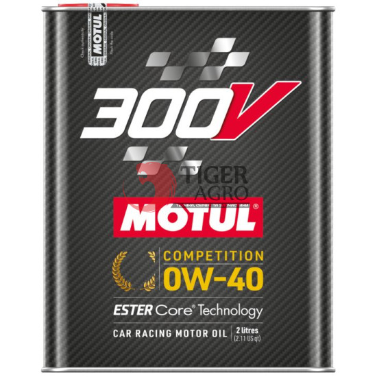 Олива MOTUL 300V Competition SAE 0W40 (2L) (826302 / 110857)