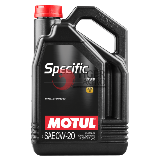 Олива MOTUL Specific 17 FE SAE 0W20 (5L) (102406 / 109950)