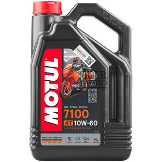 Олива MOTUL 7100 4T SAE 10W60 (4L) (845541 / 104101)