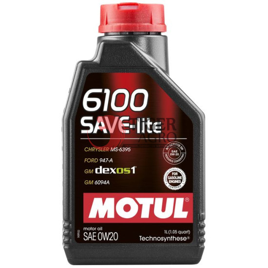 Олива MOTUL 6100 Save-lite SAE 0W20 (1L) (841211 / 113135)