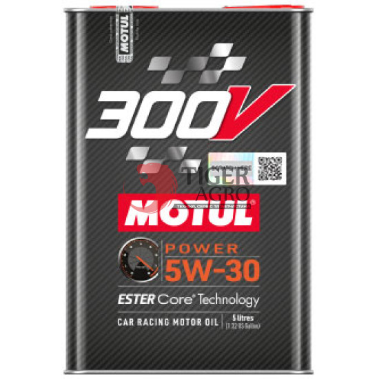Олива MOTUL 300V POWER SAE 5W30 5L (110815 / 826551)