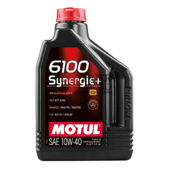 Олива MOTUL 6100 Synergie+ SAE 10W40 (2L)