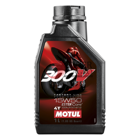 Олива MOTUL 300V 4T Factory Line Road Racing SAE 15W50 (1L) (836211 / 104125)