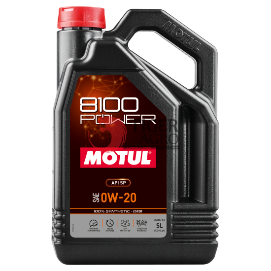 Олива MOTUL 8100 Power SAE 0W20 (5L) (824406 / 111799)