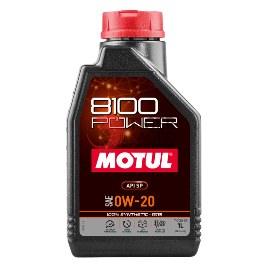 Олива MOTUL 8100 Power SAE 0W20 (1L) (824401 / 111798)