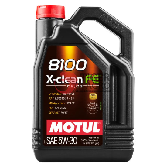 MOTUL 8100 X-clean FE SAE 5W30 4х5 L (814151 / 112781)