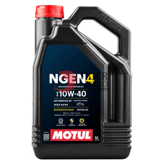 MOTUL NGEN4 SAE 10W40 4х5 L (387806 / 113059)