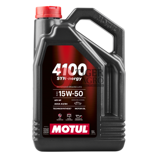 MOTUL 4100 Syn-nergy SAE 15W50 4х5 L (386306 / 113163)