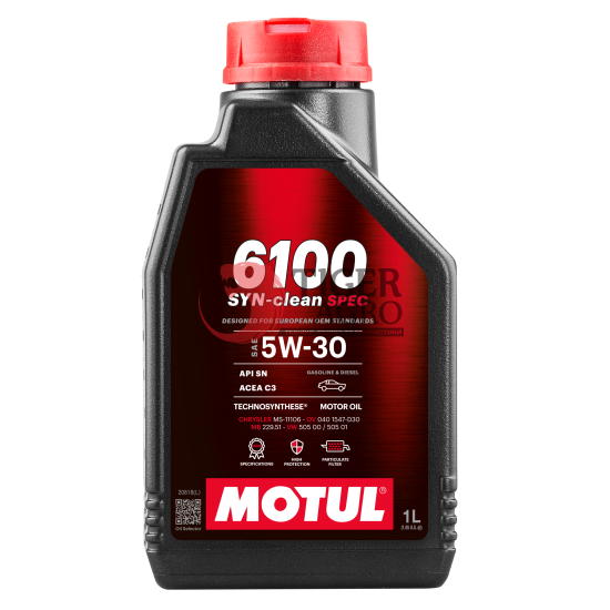 Олива MOTUL 6100 Syn-clean Spec 5W30 (1L) (113153)