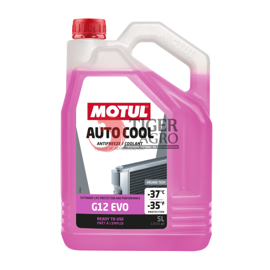 Антифриз MOTUL Auto Cool G12 EVO -37°C 5L (112648)
