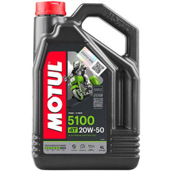Олива MOTUL 5100 4T SAE 20W50 (4L) (837641 / 109945)		